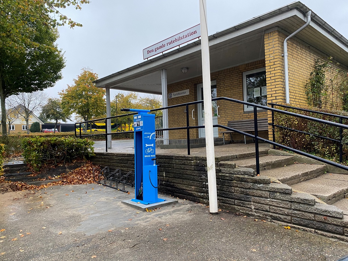 Cykelstation i Bække